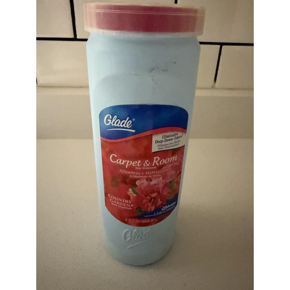 Glade Carpet & Room Country Garden 32oz New Sealed Shaker Cap